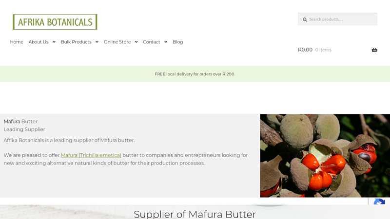 Mafura Butter Supplier