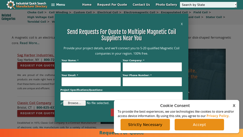 Magnetic Coil Suppliers