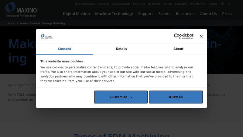 Makino Electrical Discharge Machining