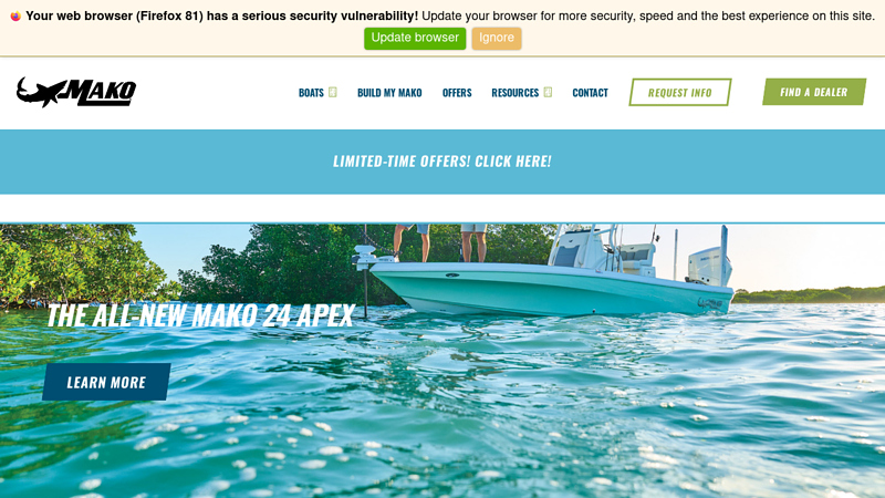 MAKO Saltwater Center Console Boats