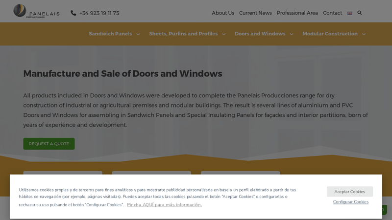 Manufacture and Sale of Doors and Windows