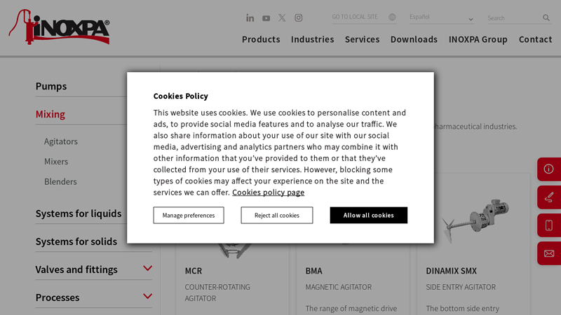 Manufacturer of Agitators and Mixing Equipment