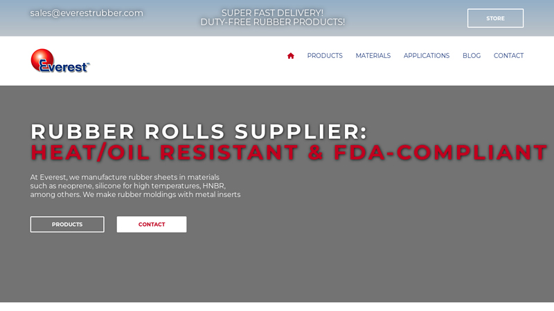 Manufacturer of rubber sheets