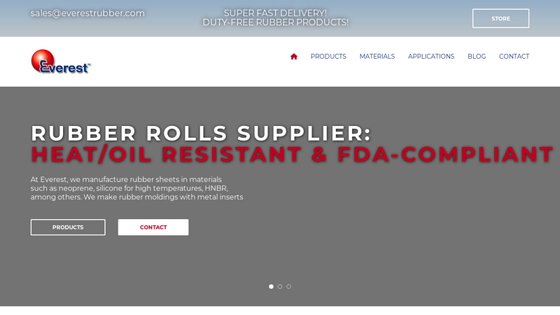 Manufacturer of rubber sheets