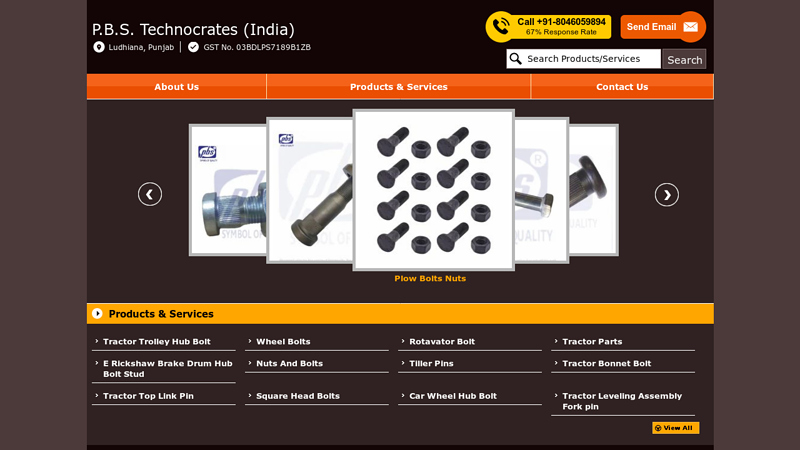 Manufacturer of Tractor Trolley Hub Bolt by P.B.S. Technocrates ...