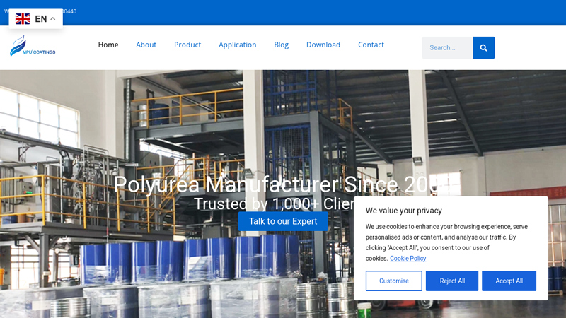 Manufacturers of Polyurea and Polyurethane Coatings Since 2000