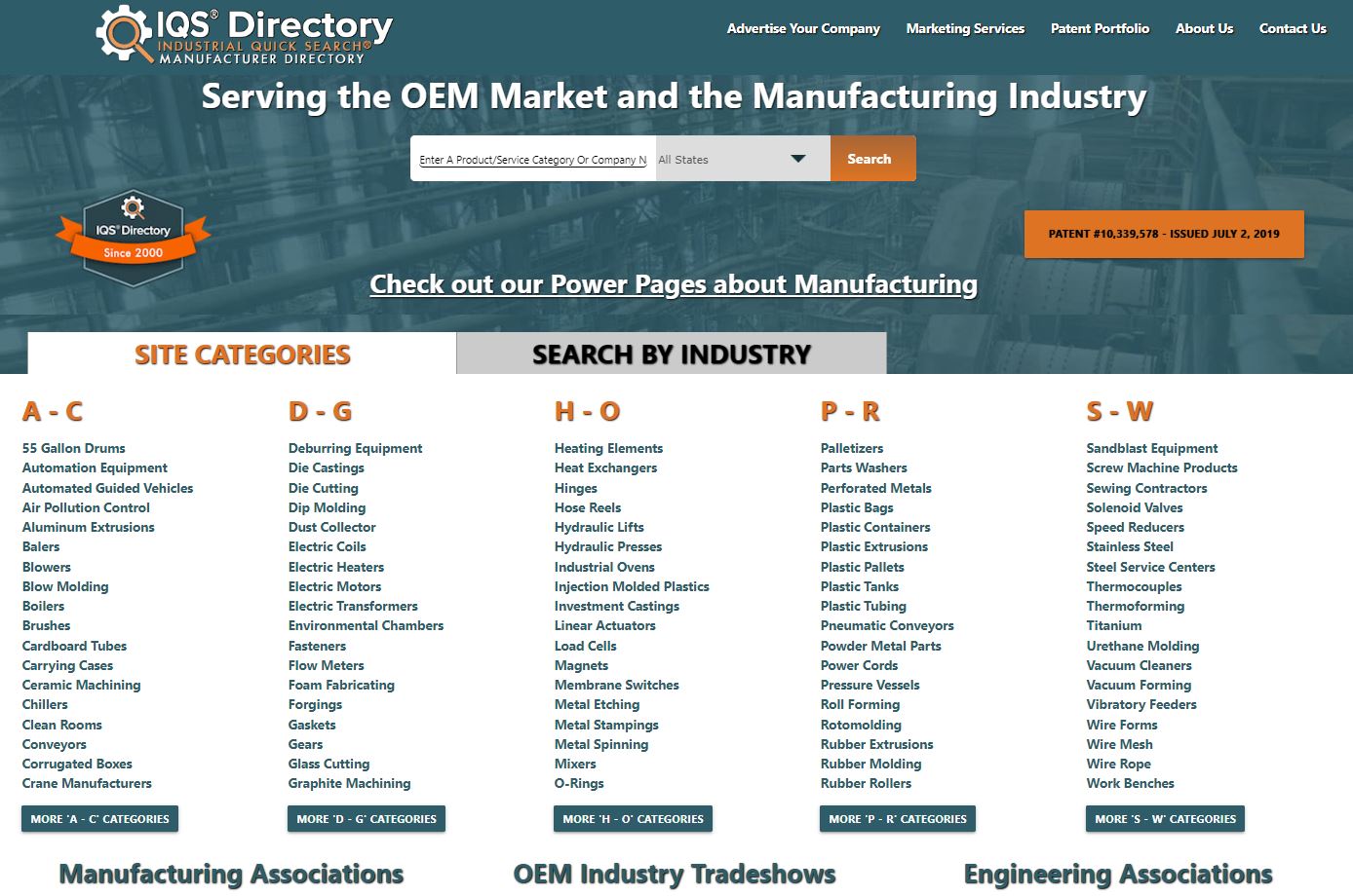 Manufacturing Directory industry insight