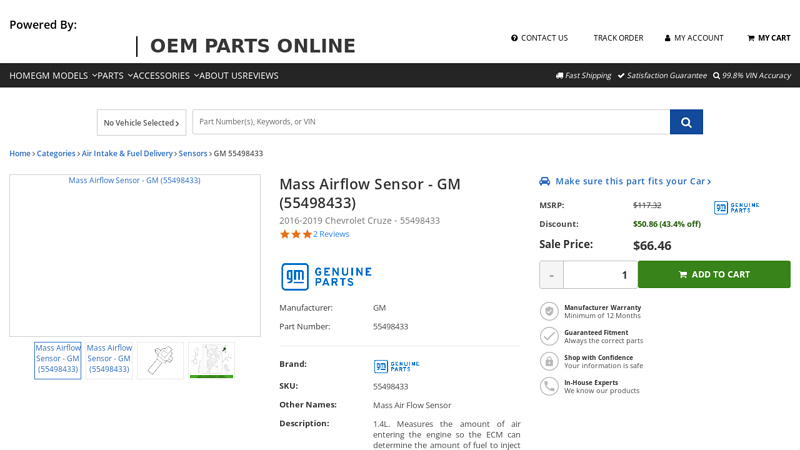 Mass Airflow Sensor