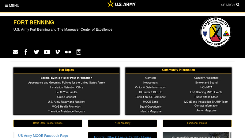 MCoE Homepage