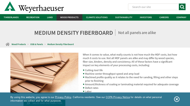 Medium Density Fiberboard