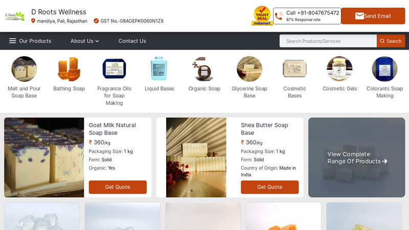 Melt and Pour Soap Base and Bathing Soap Manufacturer