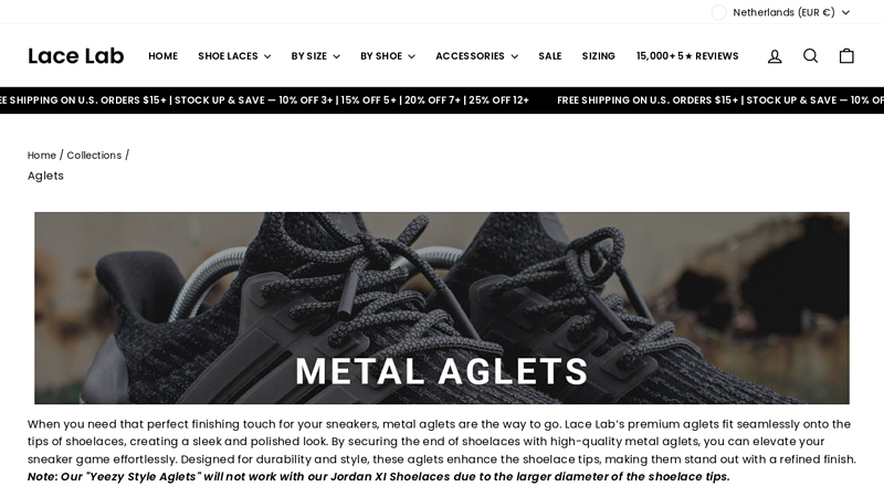 Metal Aglets For Shoe Laces