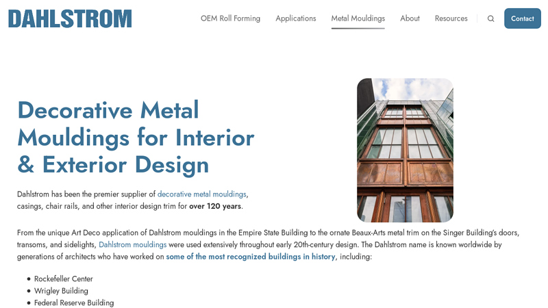 Metal Mouldings