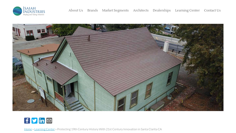 Metal Roofing Protects 19th Century History with ...