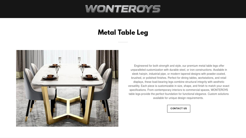 Metal Table Leg