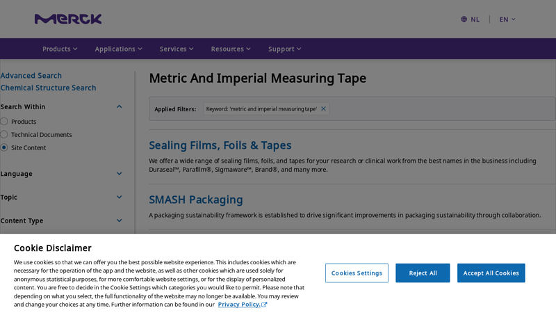 Metric and imperial measuring tape