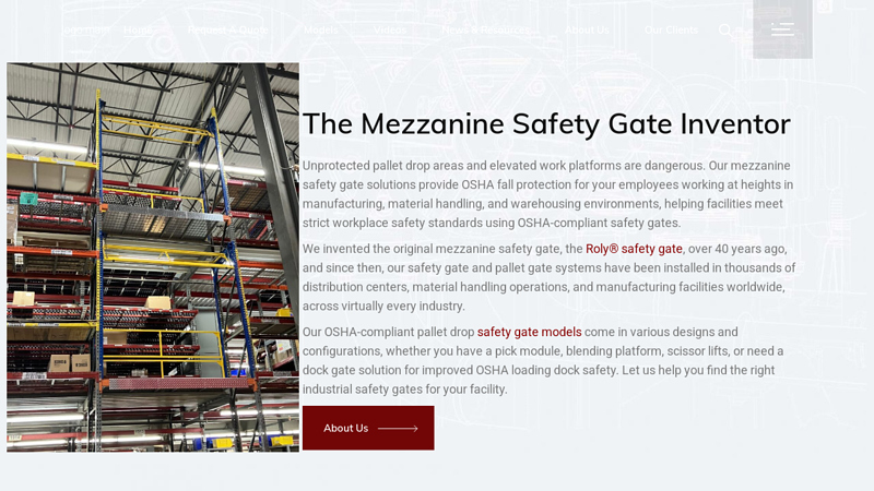 Mezzanine Safety Gates
