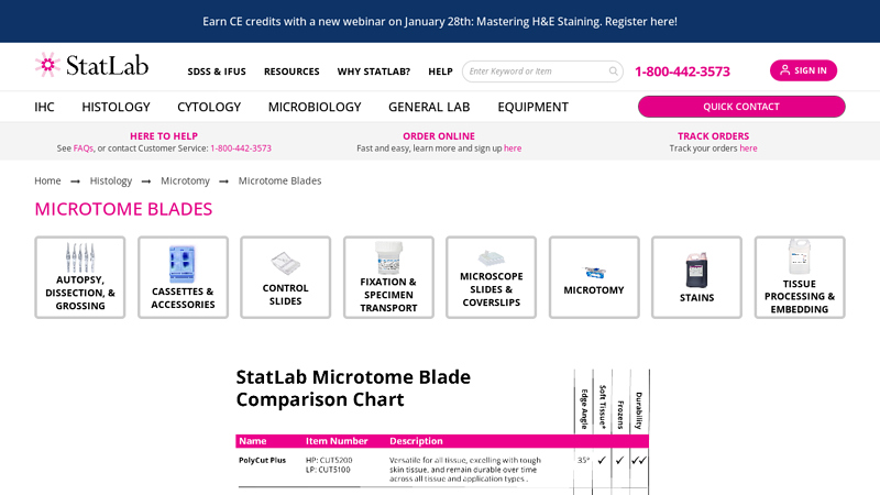 Microtome Blades