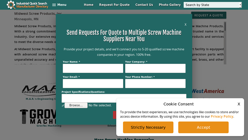 Midwest Screw Products, Inc.