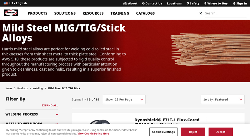 Mild Steel MIG/TIG/Stick Alloys