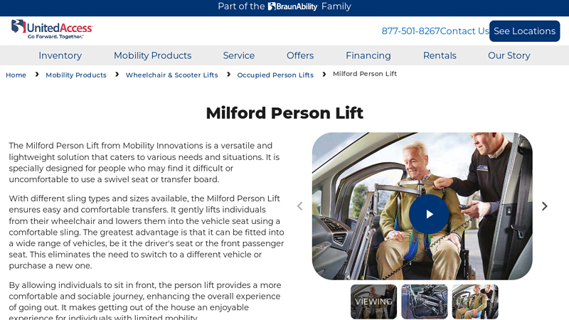 Milford Person Lift