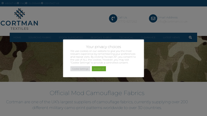 Military Camouflage Fabrics