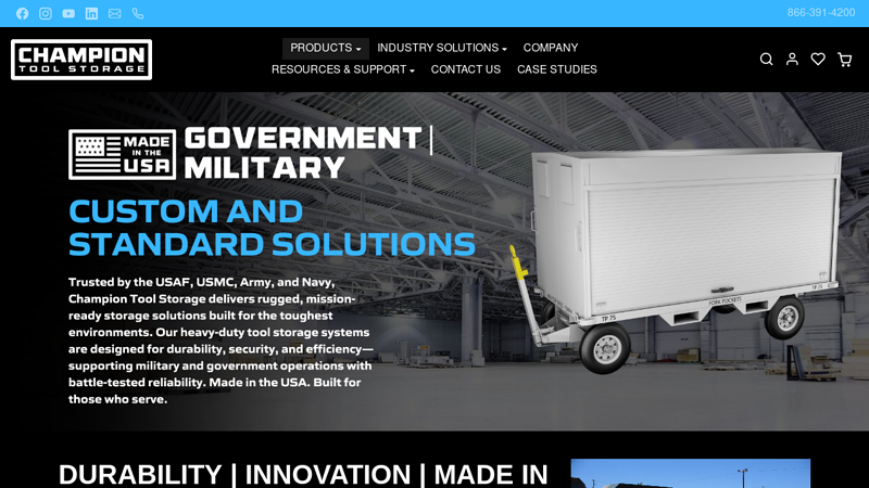 MILITARY LANDING PAGE