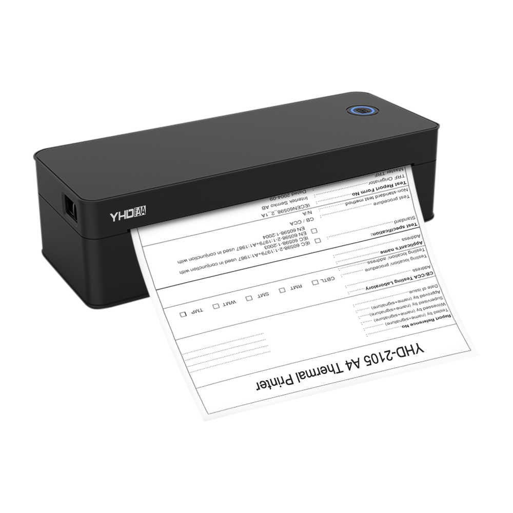 Mini Wireless A4 Thermal Receipt Document Printer