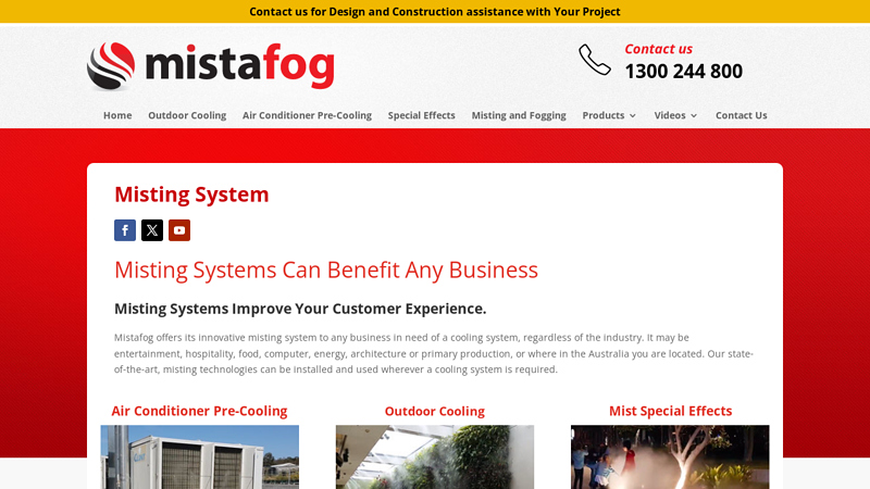 Misting Systems for Cooling