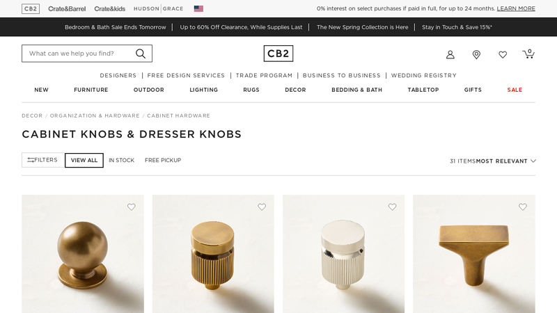 Modern Cabinet Knobs & Dresser Knobs