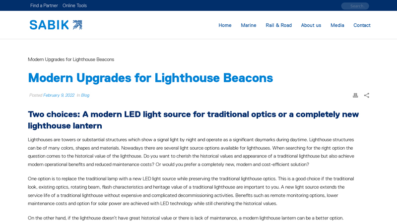 Modern Upgrades for Lighthouse Beacons