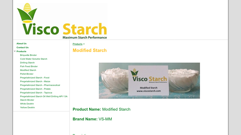 Modified Starch Manufacturer