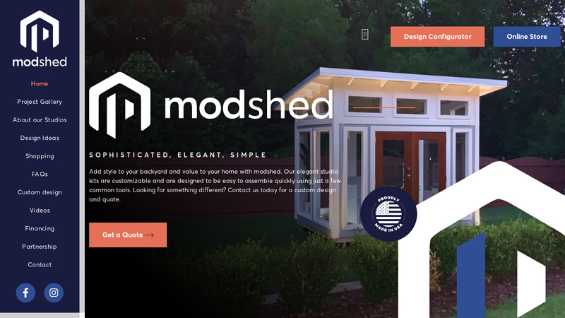 Modular DIY Backyard Studio Sheds