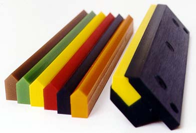 Molded Polyurethane Squeegees for Screen Printing
