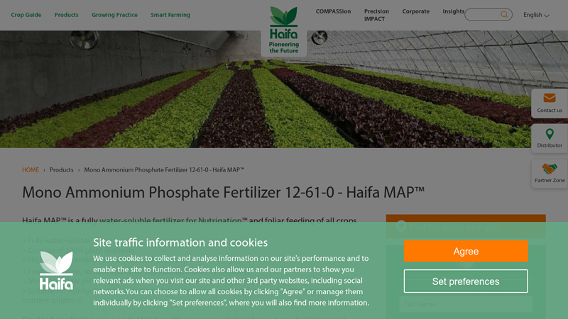Mono Ammonium Phosphate Fertilizer 12