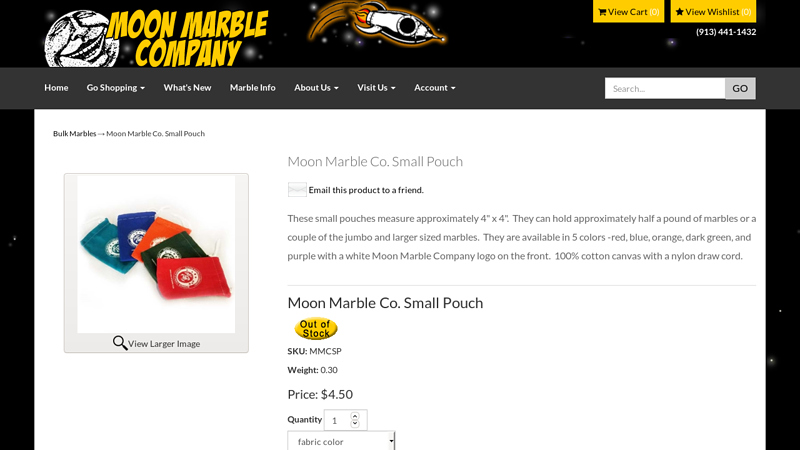 Moon Marble Co. Small Pouch