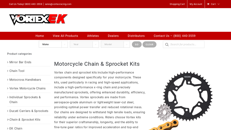 Motorcycle Chain & Sprocket Kits