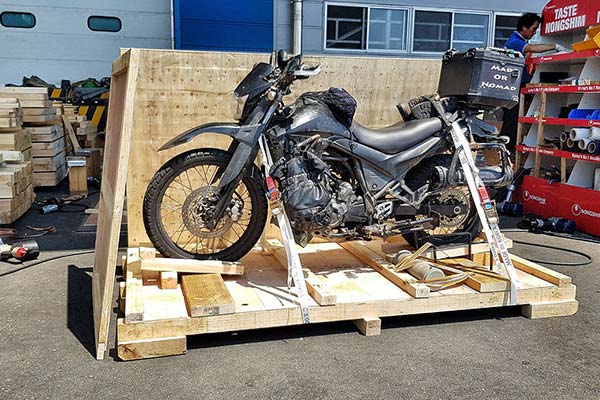 Motorcycle crates