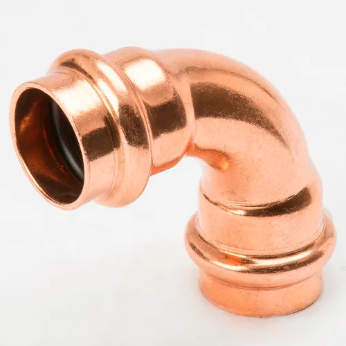 Mueller W 02326 1/2' Wrot Copper 90 Degree Long Radius Street ...