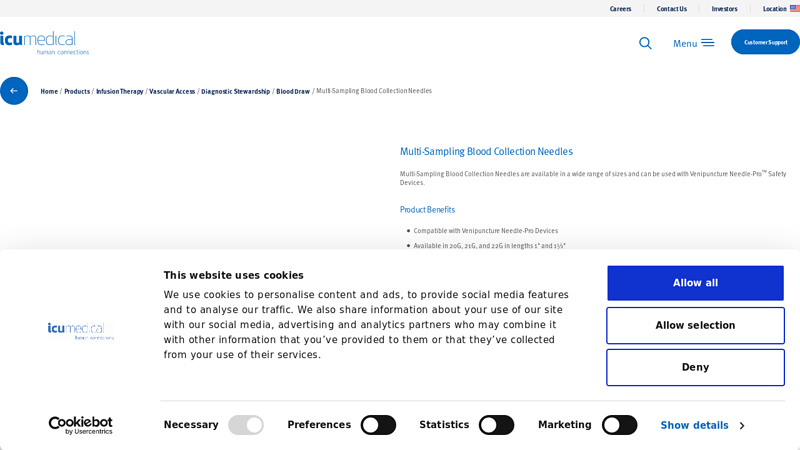 Multi-Sample Blood Collection Needles, Sharps Safety