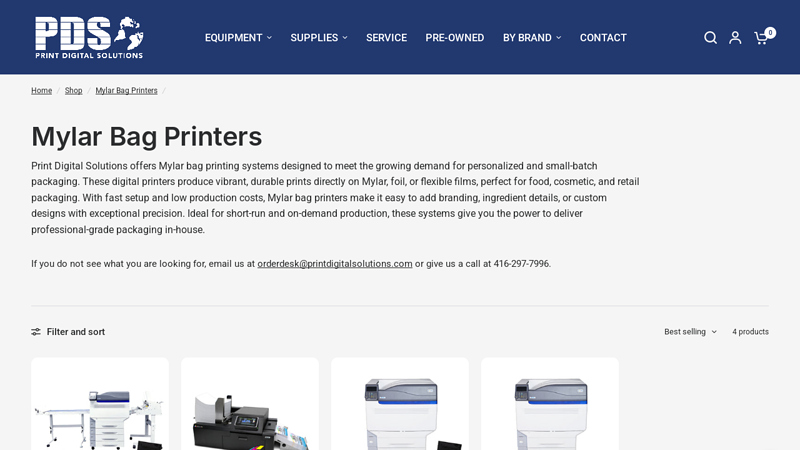 Mylar Bag Printers