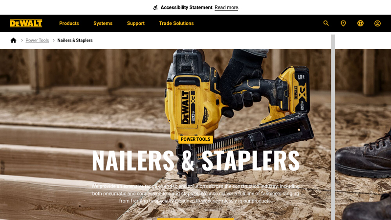 Nail Guns, Nailers & Staplers