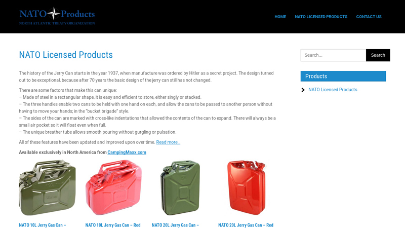 NATO Licensed Products