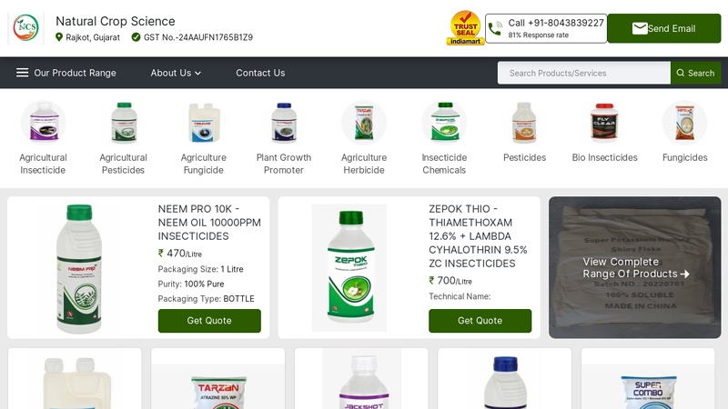 Natural Crop Science, Rajkot