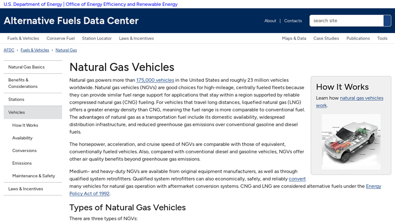 Natural Gas Vehicles