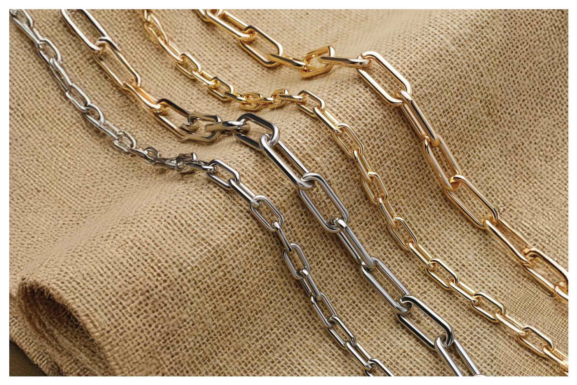 necklace with square links