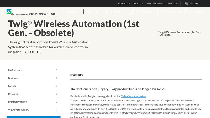 Nelson Twig® Irrigation and sprinkler controller