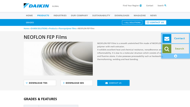 NEOFLON FEP Films