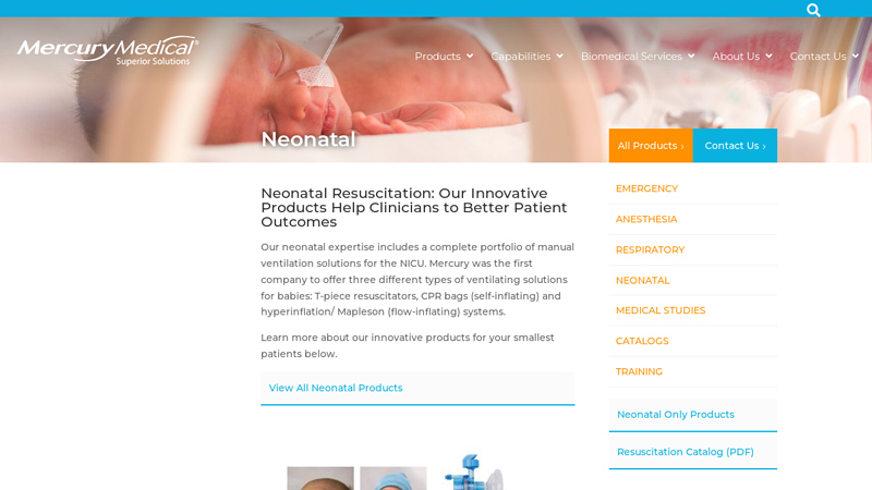 Neonatal Resuscitation Medical Products