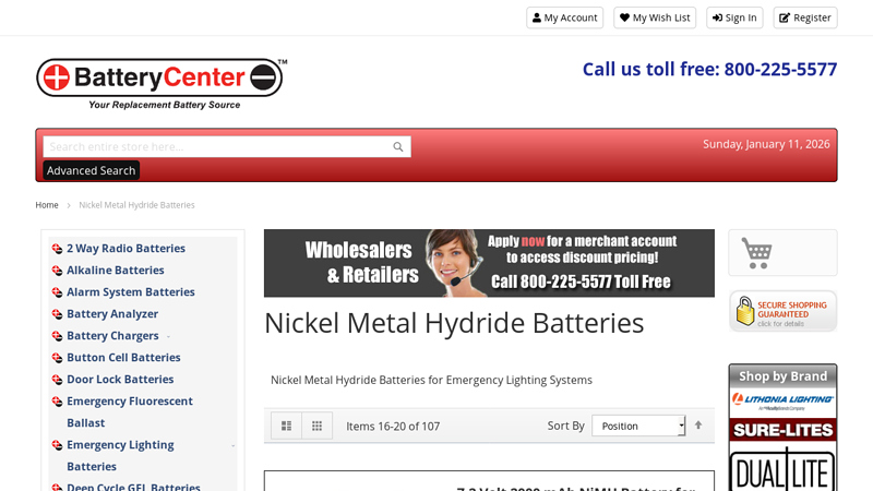 Nickel Metal Hydride Batteries